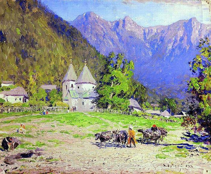 Nikolay Nikanorovich Dubovskoy Krasnaya Polyana Norge oil painting art